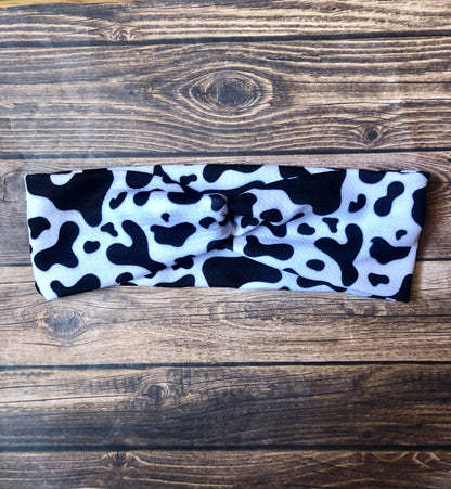 Cow Twist Headband