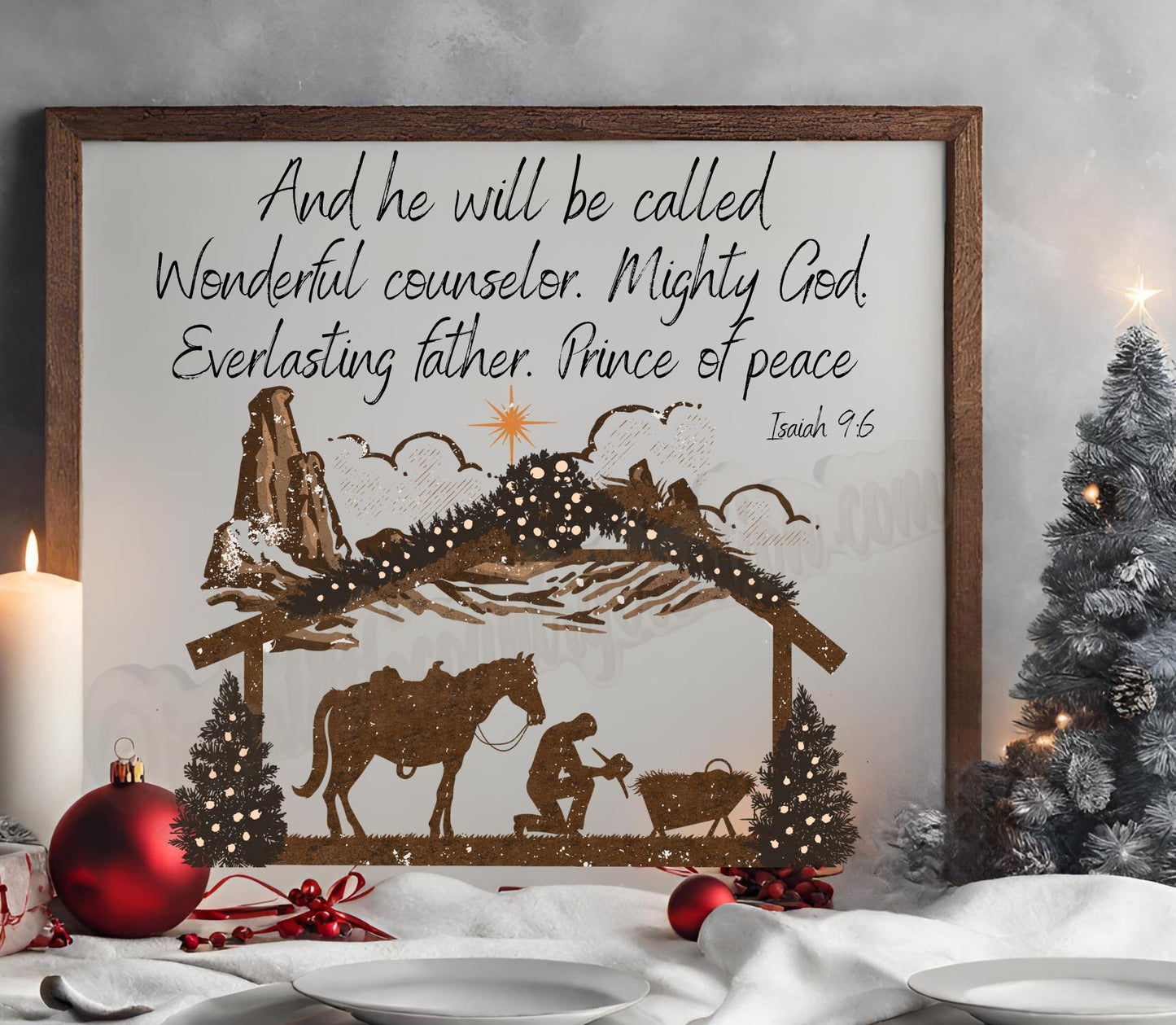 PRINCE OF PEACE REVERSE CANVAS