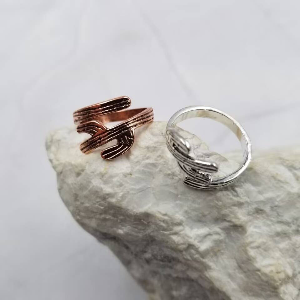 Western Saguaro Adjustable Ring