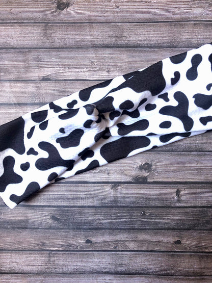 Cow Twist Headband