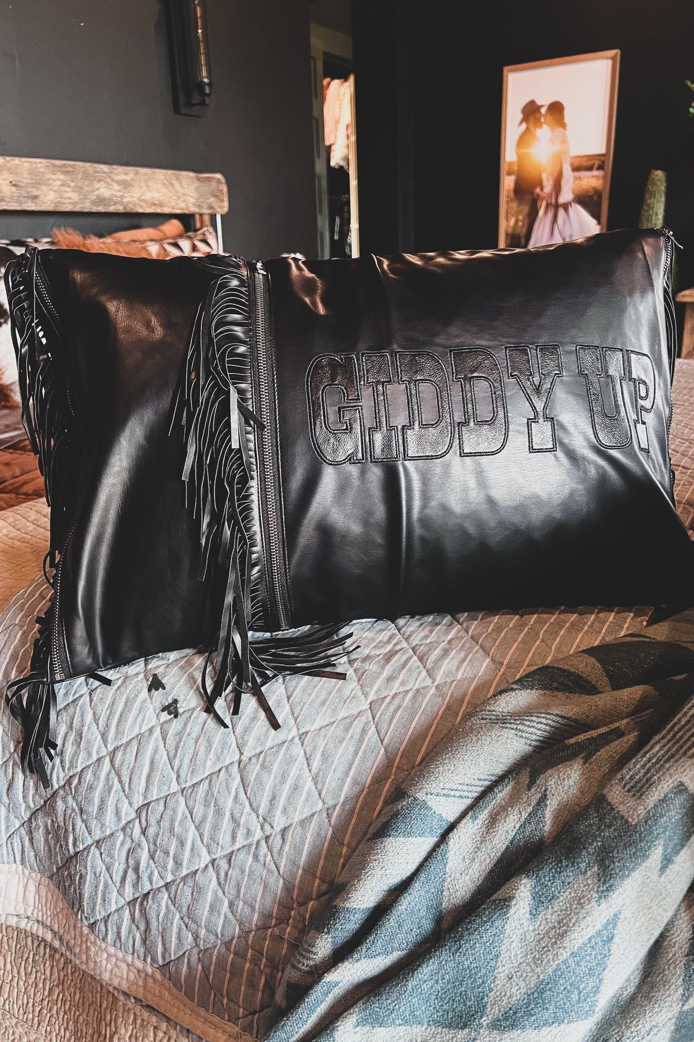 GIDDY UP PILLOW COVER