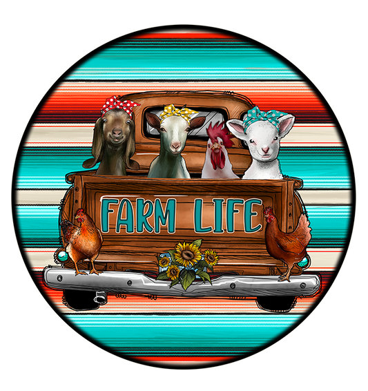 Farm Life car coasters