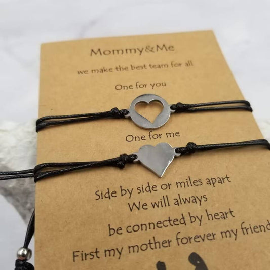 Mother's Day Heart Bracelet - Set