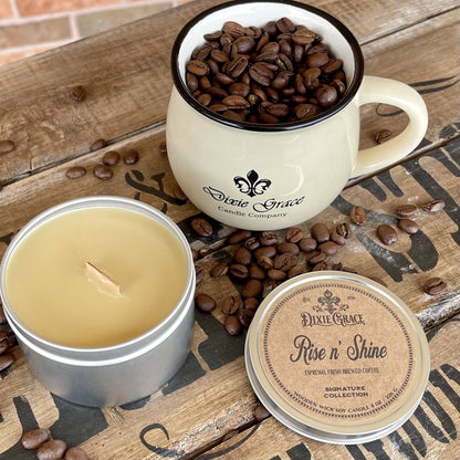 Rise n' Shine - Wooden Wick Candle